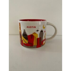 Starbucks You Are Here Collection‎ Austin Texas Coffee Mug 14 fl oz